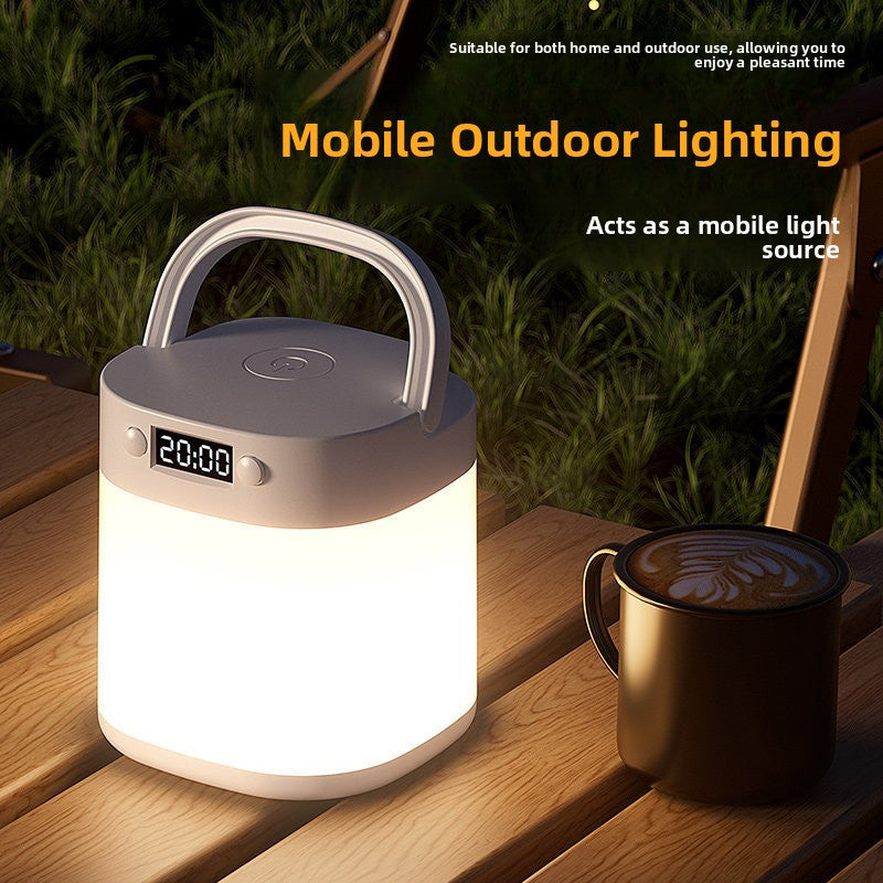 45-Day Camp Lantern with Clock