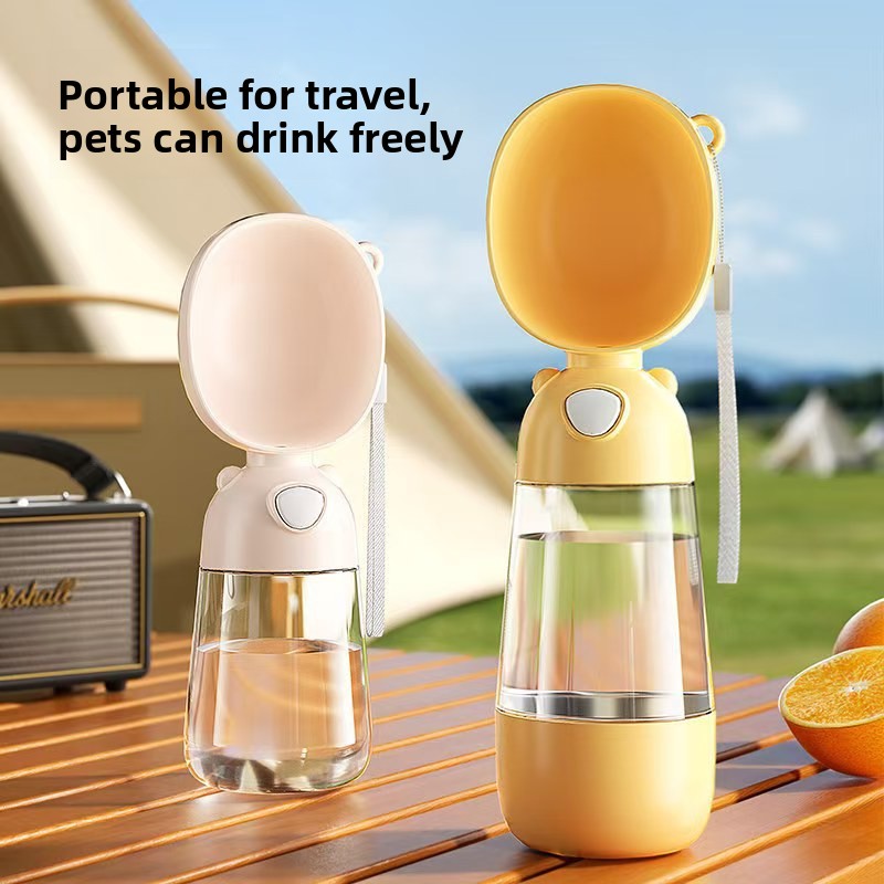 Portable Pet Water & Feeding Cup — Water + Food in One