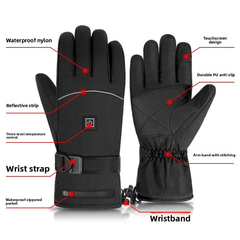 Touchscreen Heated Gloves