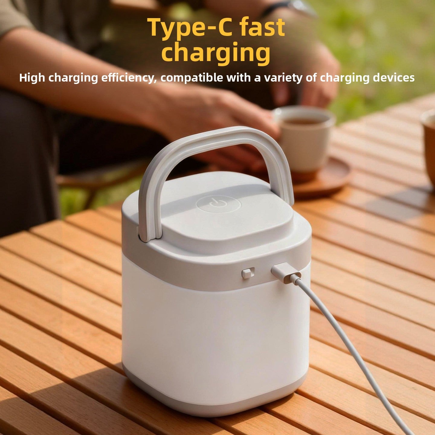 45-Day Camp Lantern with Clock